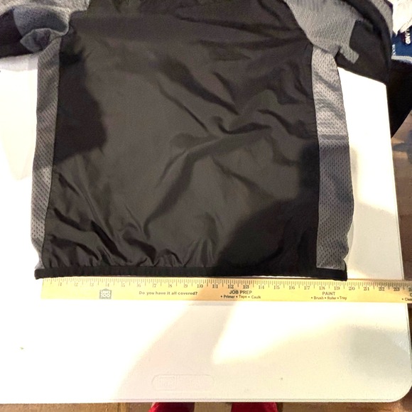 Nike Men's Black Gray Pullover Windbreaker Jacket Medium Athletic Lightweight - Picture 4 of 7